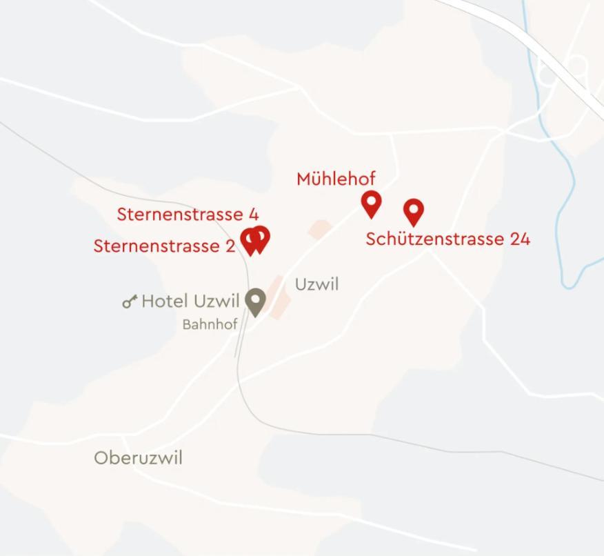 Uze Apartments In Uzwil Und Rorschach Екстер'єр фото